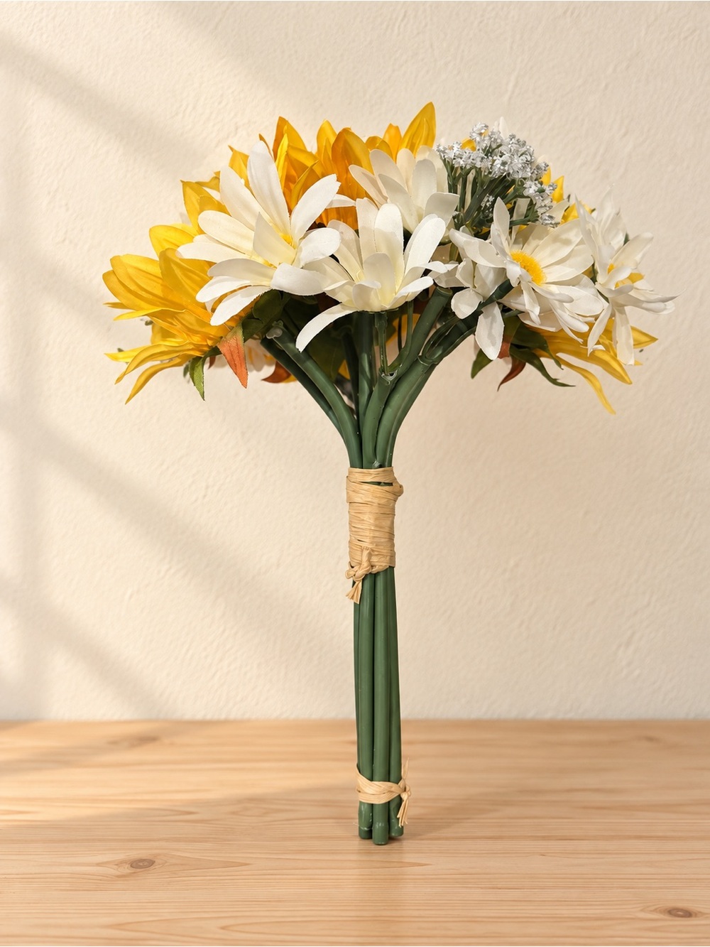 Artificial Daisy Bouquet - White & Yellow - Home Accents